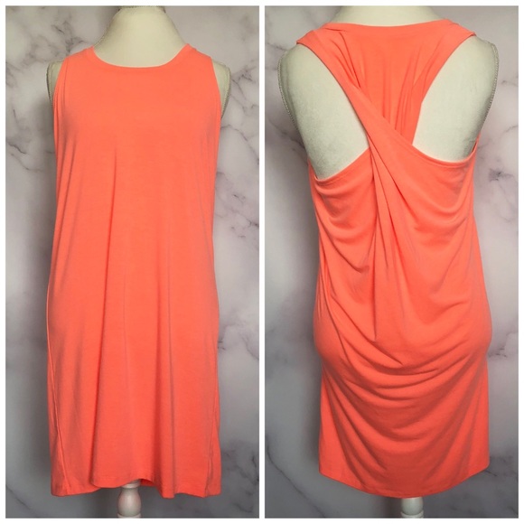 Fabletics | Twisted Racerback Melon Pryor Dress - Picture 2 of 8